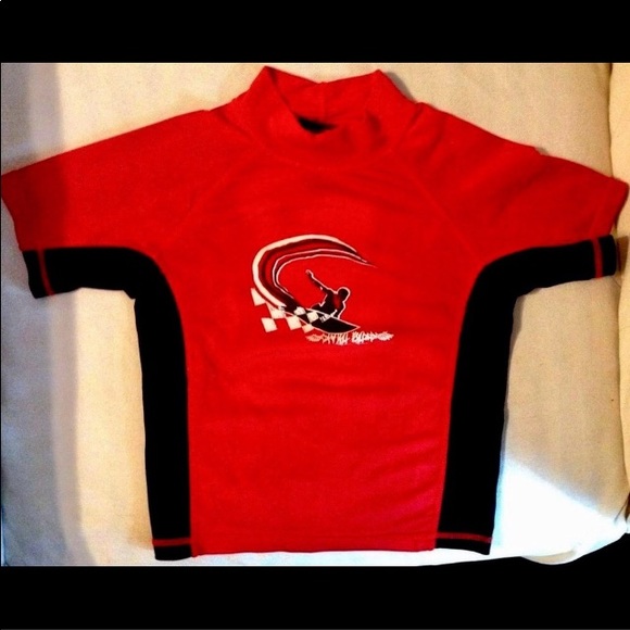 Kanu Surf Other - Kanu surf red & black boys toddler rash guard ocean lake river pool swim Top XS